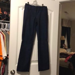 Navy dress pants, boot cut
